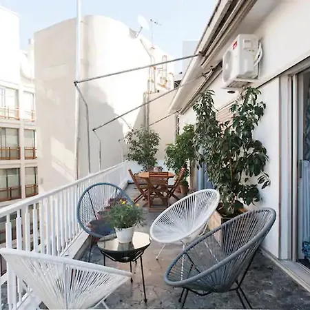 A Masterpiece In Plaka With Big Balcony And Acropolis View * Aten